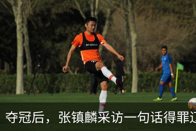 夺冠后，张镇麟采访一句话得罪辽宁，辽蜜：有本事到四川证明价值